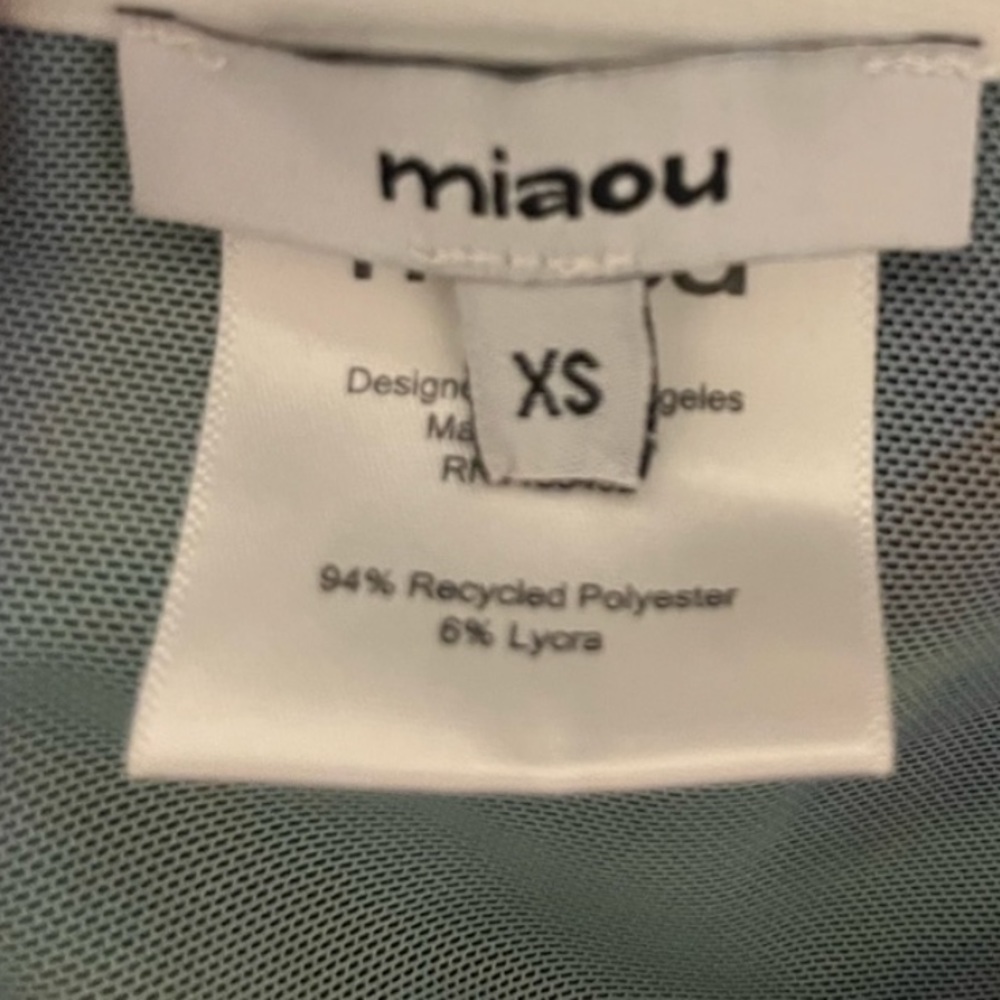 NWT Miaou Tati corset tie back top -XS - Picture 5 of 6